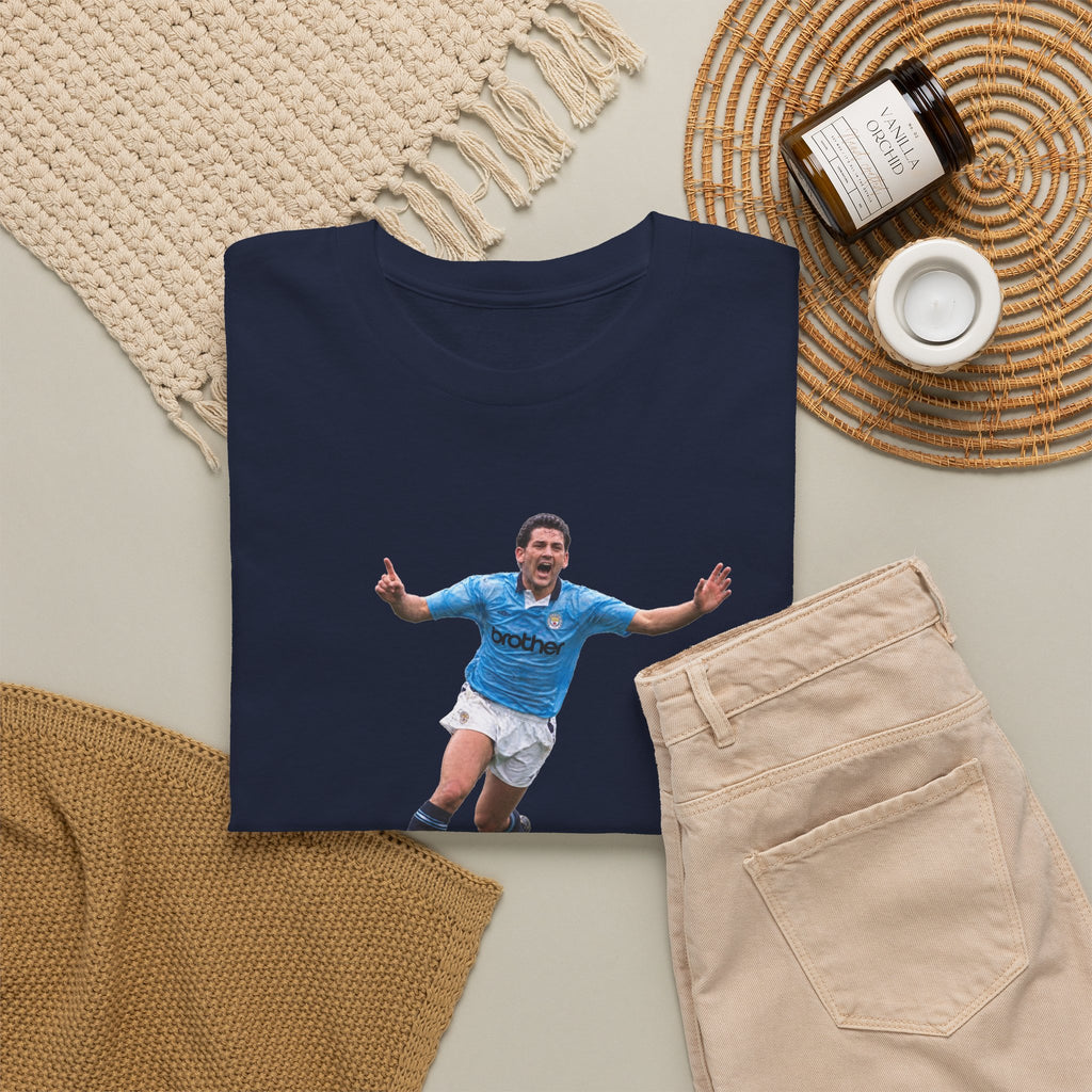 David White Manchester City Legend Cotton T-Shirt