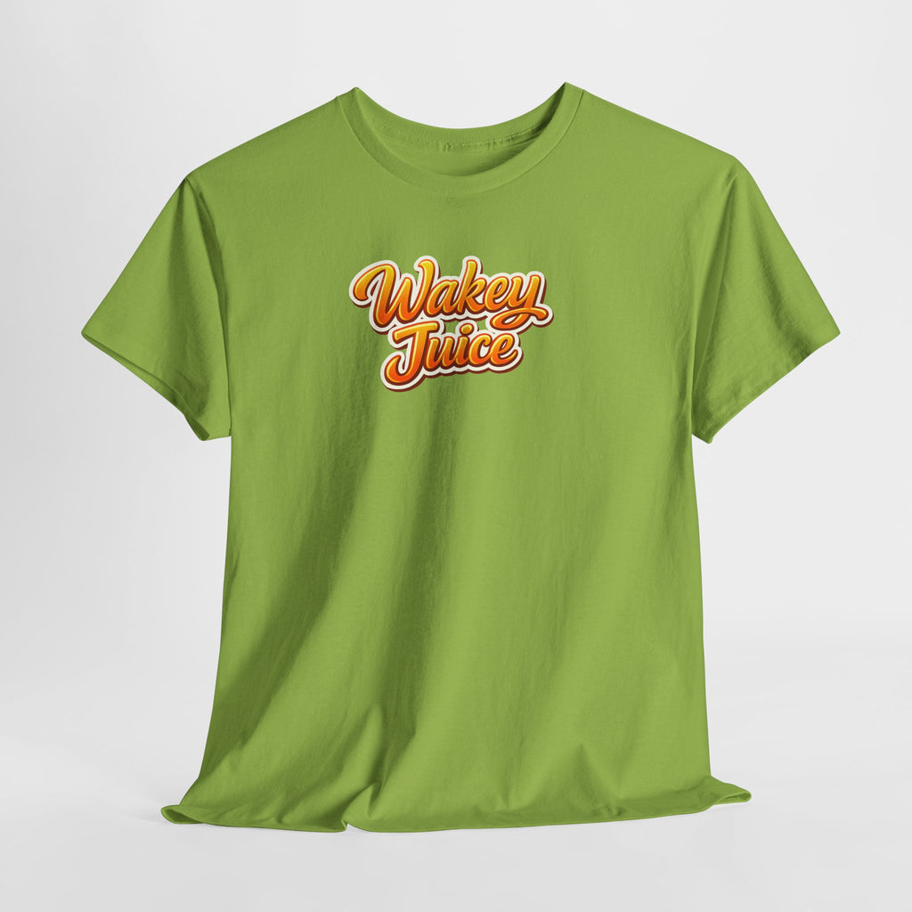 Wakey Juice T‑Shirt — Retro Orange Script Graphic Tee