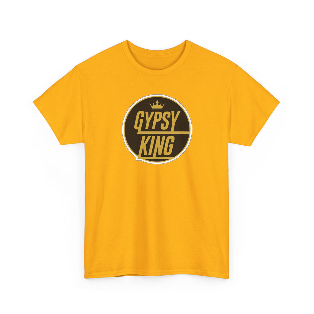 Gypsy King Graphic Tee — Retro Black & Gold Crown Logo T‑Shirt