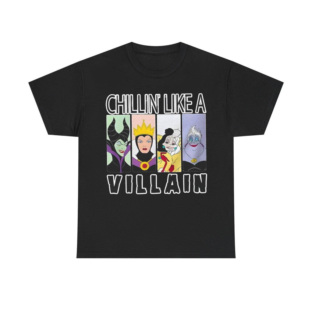 Villain Squad T‑Shirt — "Chillin' Like a Villain" Graphic Tee