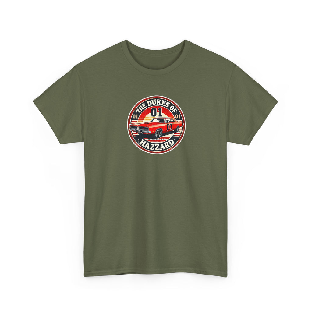 Dukes of Hazzard '01' Car Logo Cotton T-Shirt