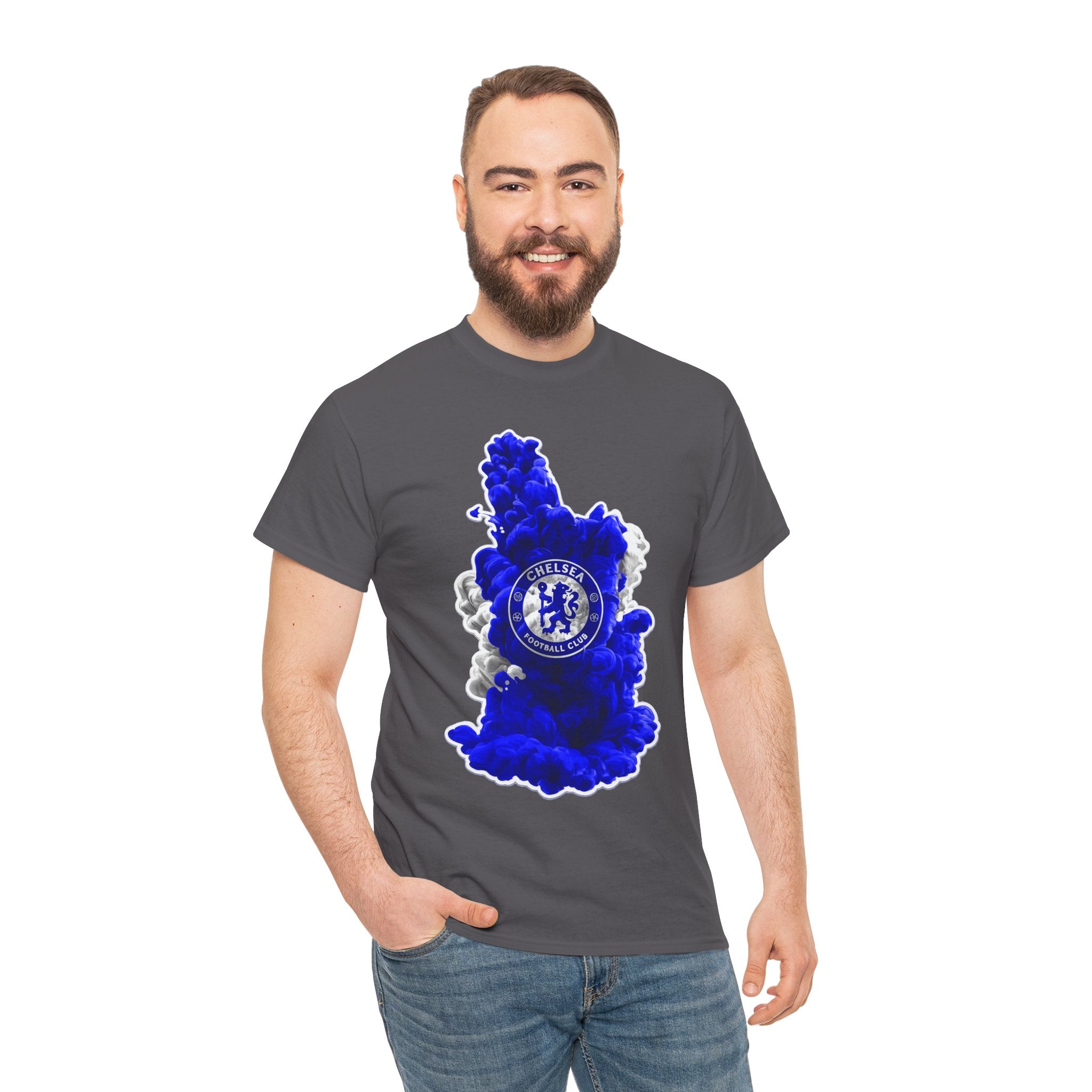 Chelsea FC Blue Ink Smoke T-Shirt