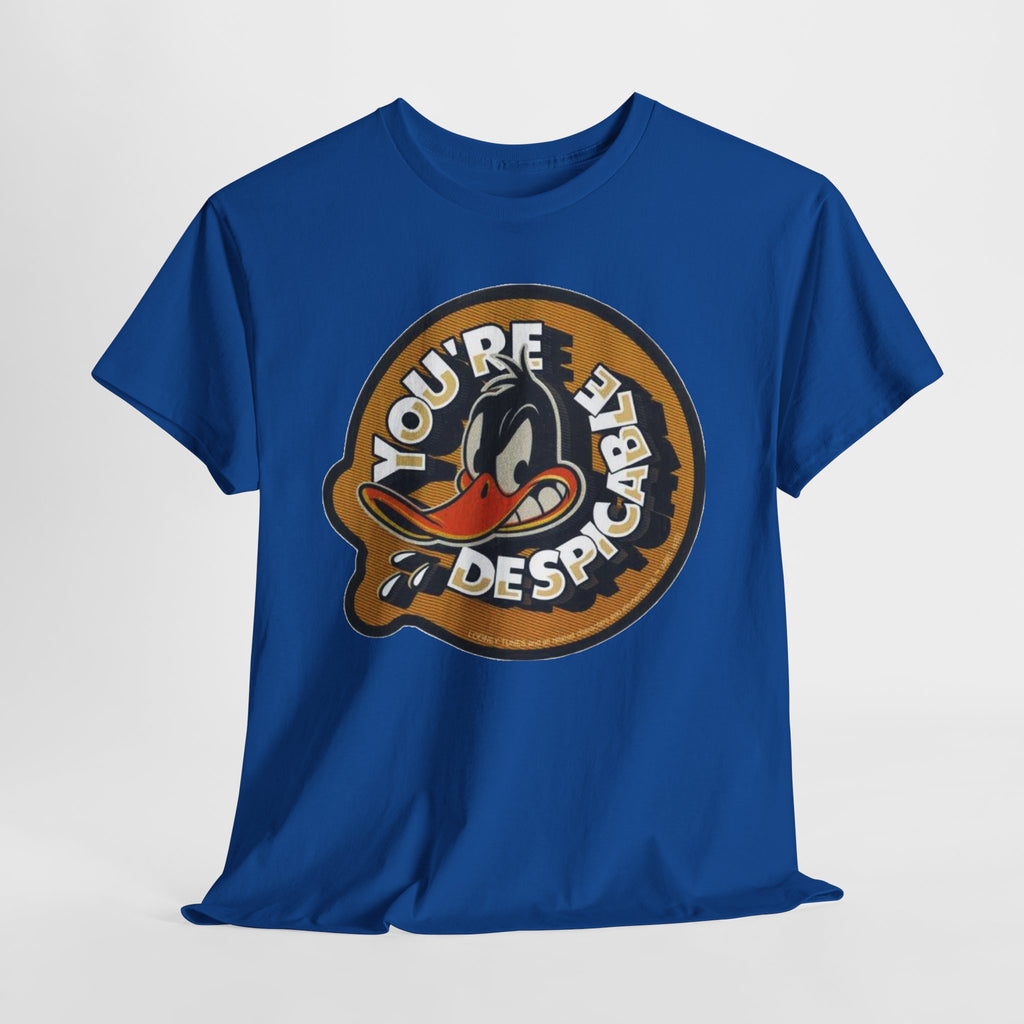 Vintage Daffy Duck Graphic Tee — “You're Despicable” Retro Cartoon Shirt