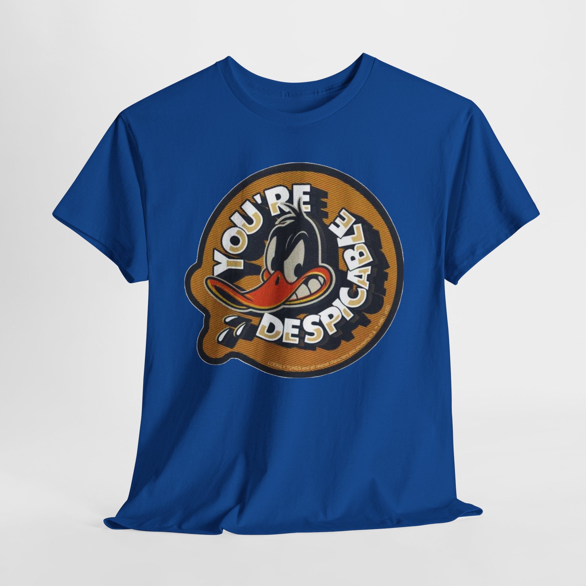 Vintage Daffy Duck Graphic Tee — “You're Despicable” Retro Cartoon Shirt