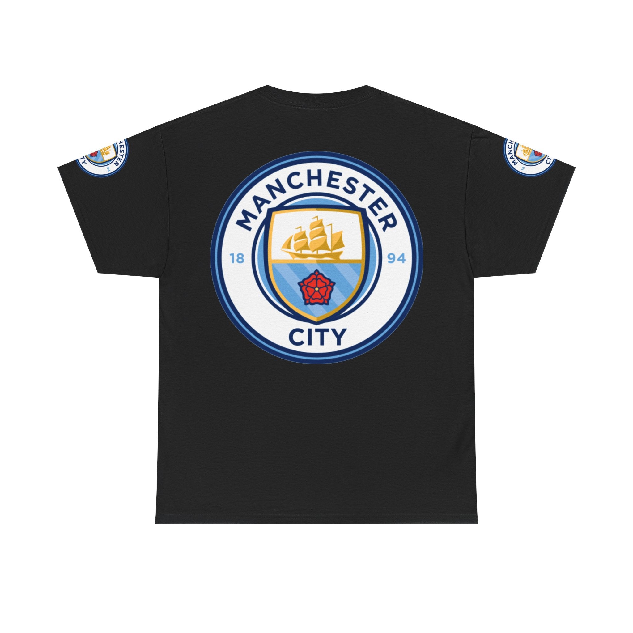 Manchester City Crest T-Shirt — Football Club Logo Tee