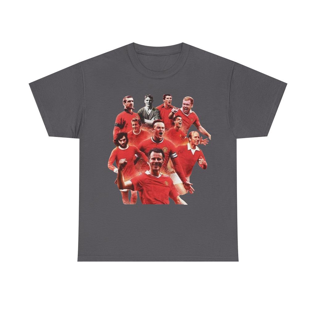 Manchester United Legends T‑Shirt — Retro Team Collage Football Tee