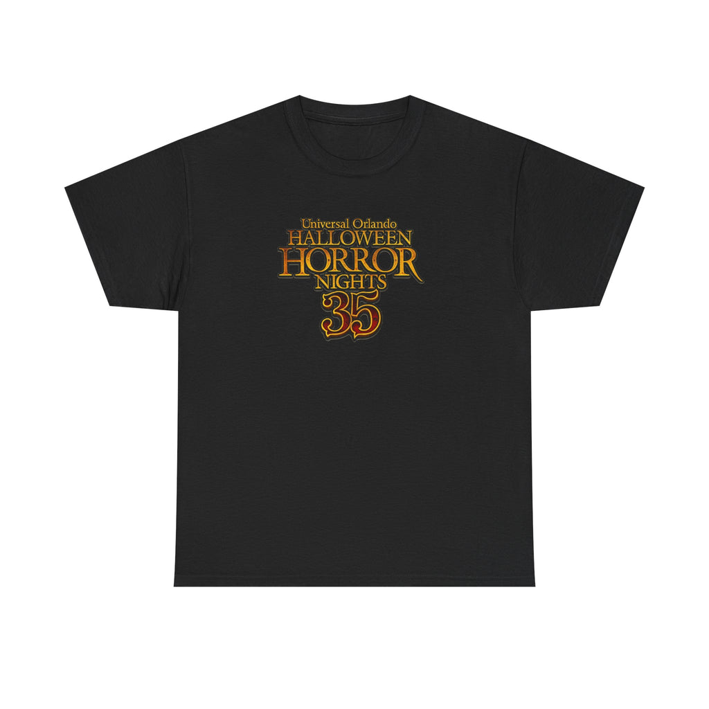 Halloween Horror Nights 35 T‑Shirt — Retro Theme Park Event Tee