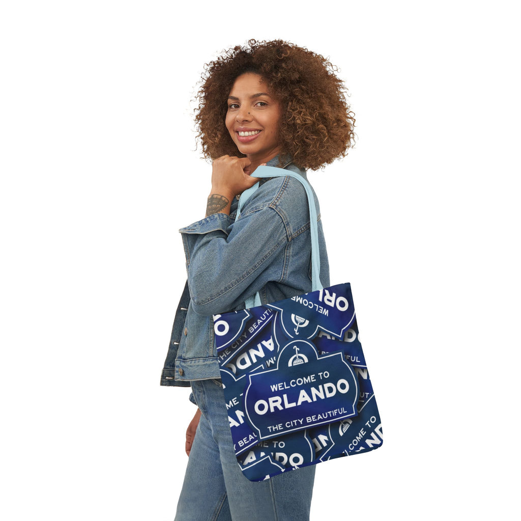 Orlando Welcome Sign Canvas Tote