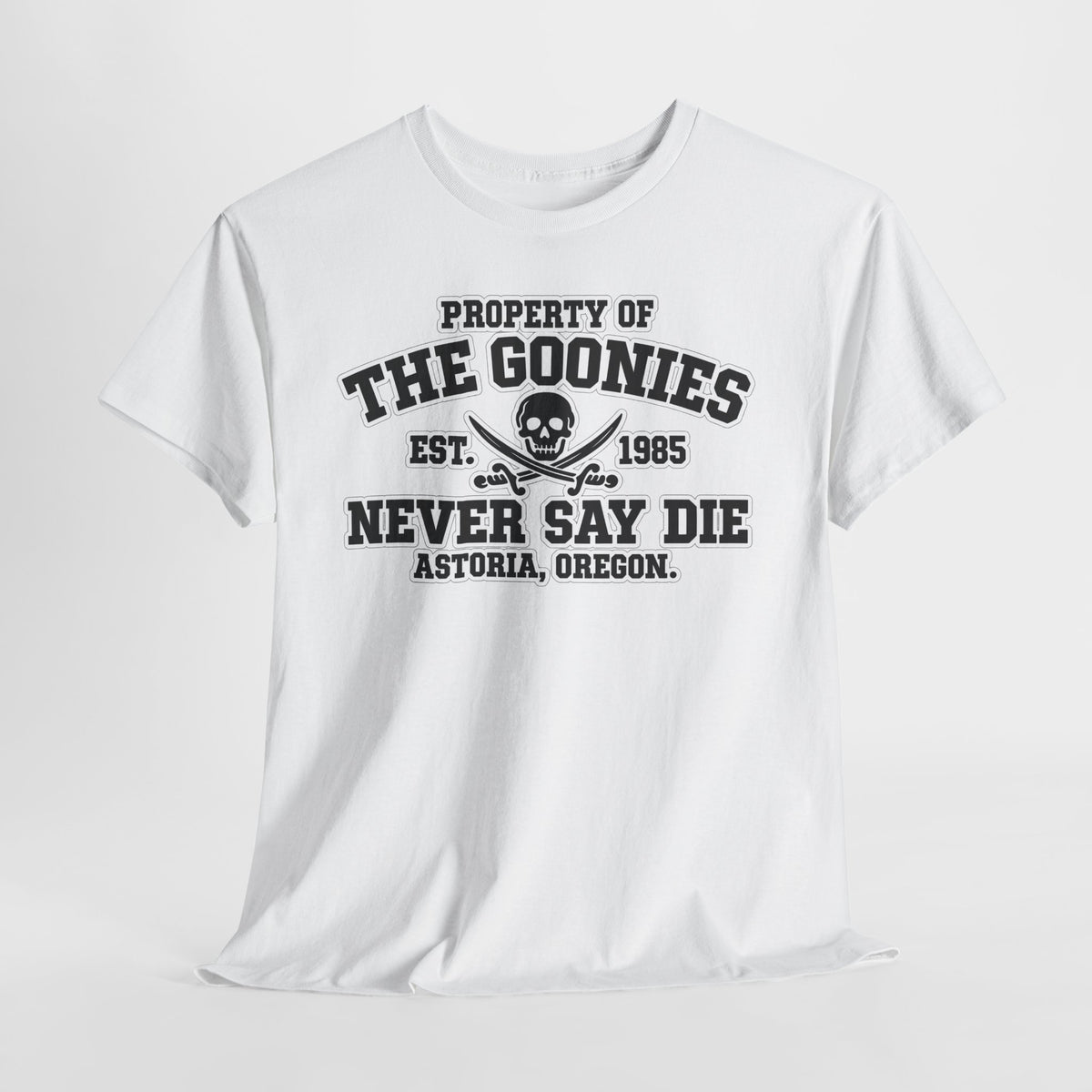 The Goonies "Never Say Die" Tee - Vintage Astoria Oregon Movie T-Shirt