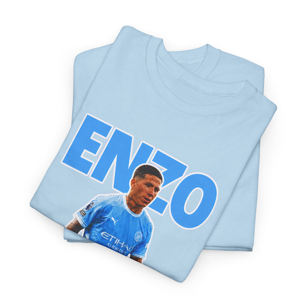 Enzo Fernandez Manchester City Inspired Cotton T-Shirt