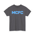 MCFC Logo Cotton T-Shirt — Light Blue Football Fan Tee