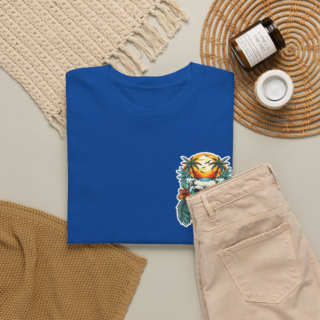 Tropical Skull Tee — Sunset Palm Beach Skull T-Shirt