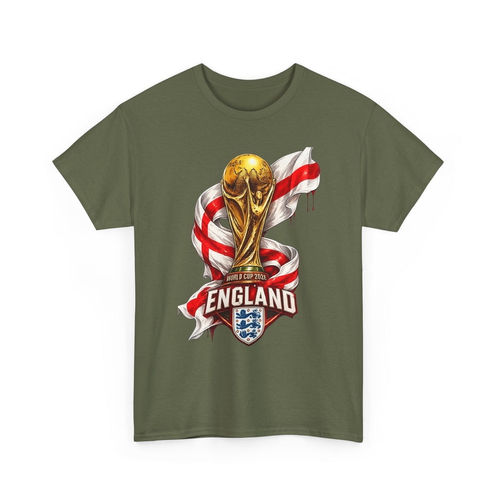 England World Cup Trophy T‑Shirt — St George's Cross Football Fan Tee