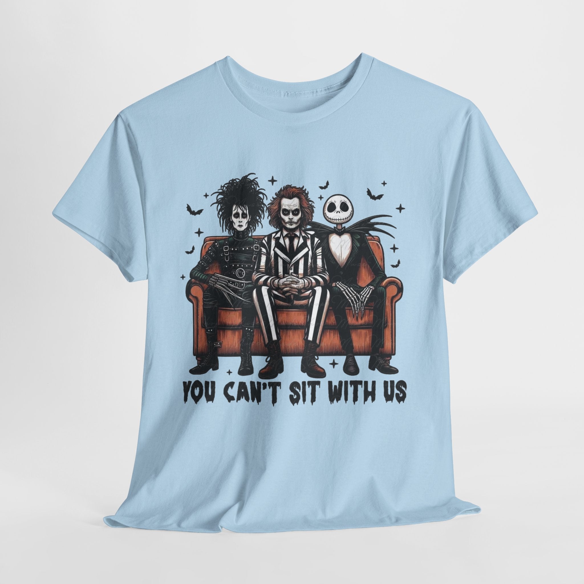 Johnny Depp Graphic Tee — 'You Can't Sit With Us' Halloween Horror Trio T-Shirt