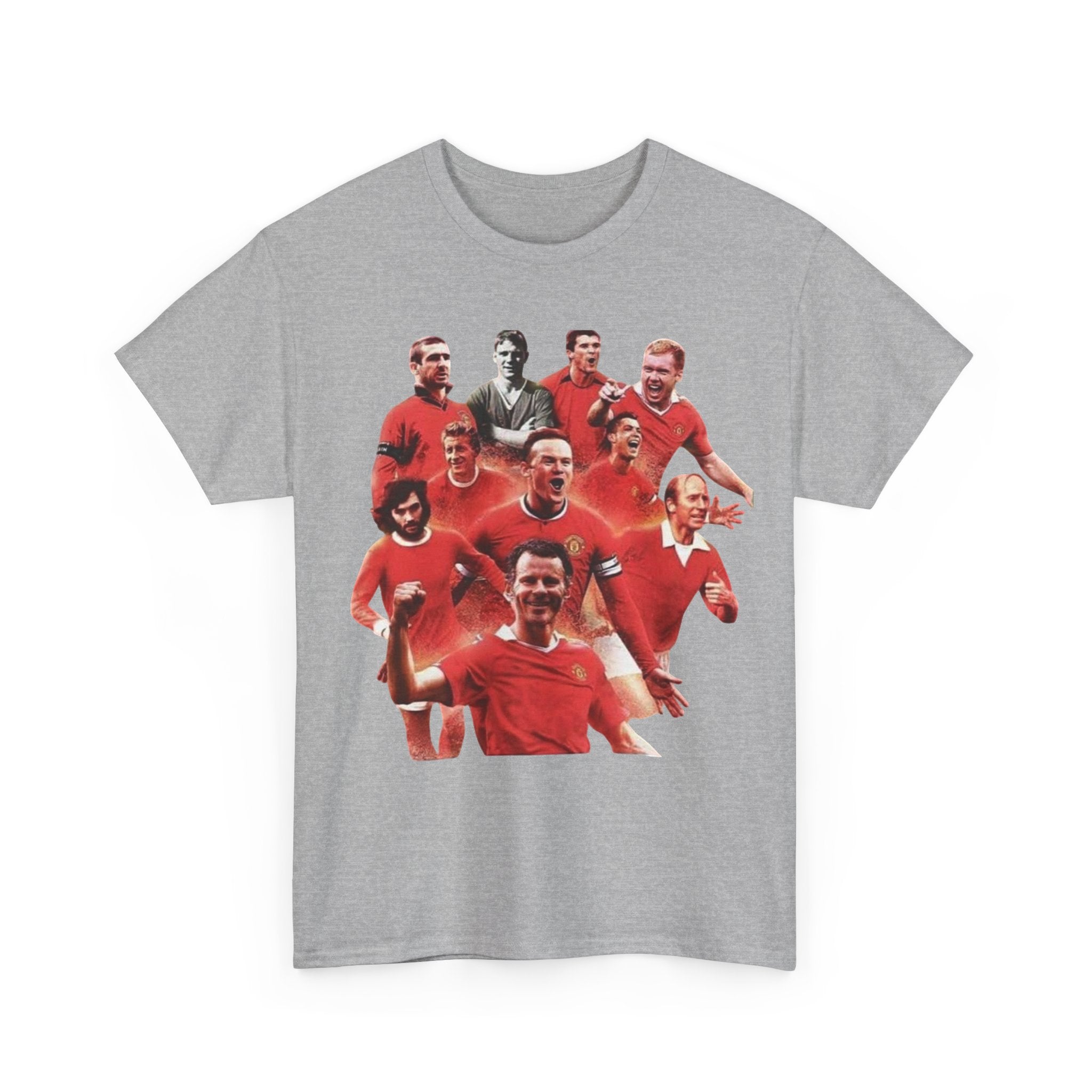 Manchester United Legends T‑Shirt — Retro Team Collage Football Tee