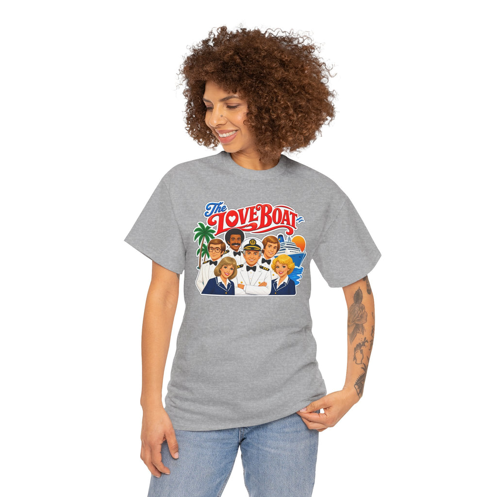 The Love Boat Crew Cotton T-Shirt — Retro TV Cruise Logo Tee