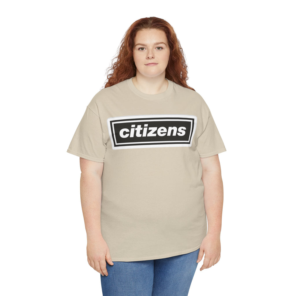 Citizens Manchester City Logo T-Shirt — Minimal Retro Box-Logo Tee