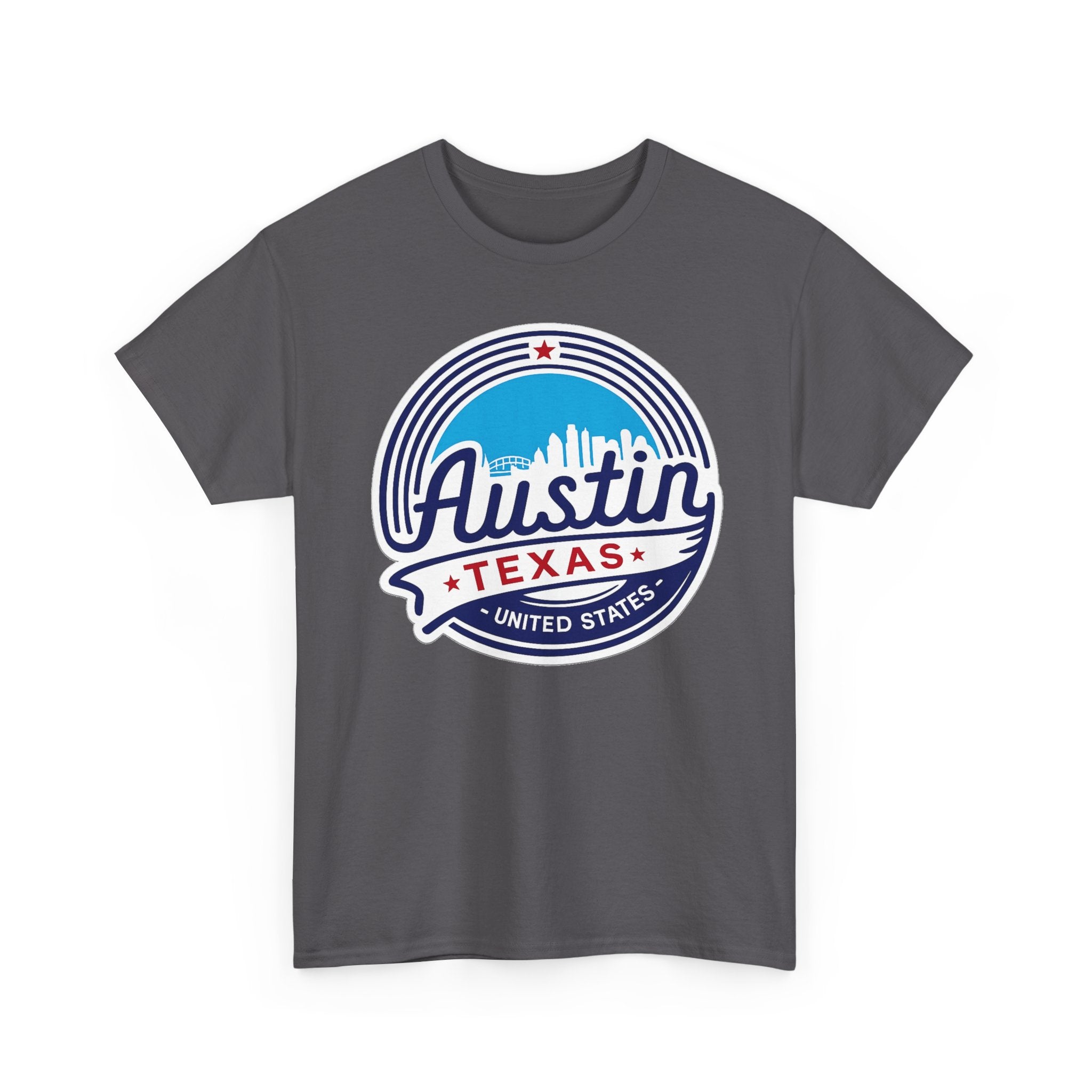 Austin Texas Retro Skyline T-Shirt — Vintage City Pride Tee