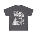 Walt Disney Castle Quote T-Shirt — "To all who come to this happy place, Welcome" Disney Tee