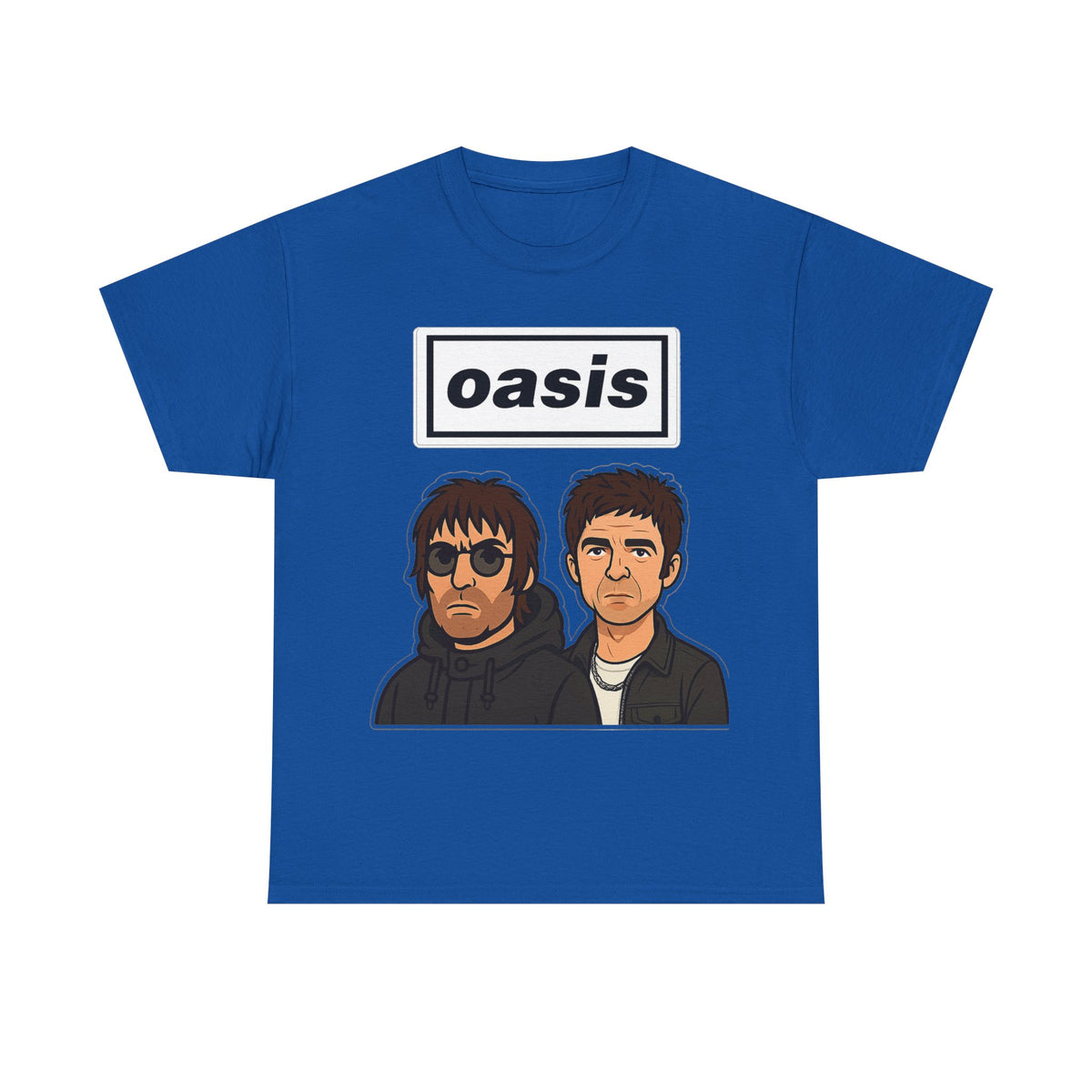 Oasis Inspired Unofficial Band Logo Tee — 'oasis' Graphic T-Shirt