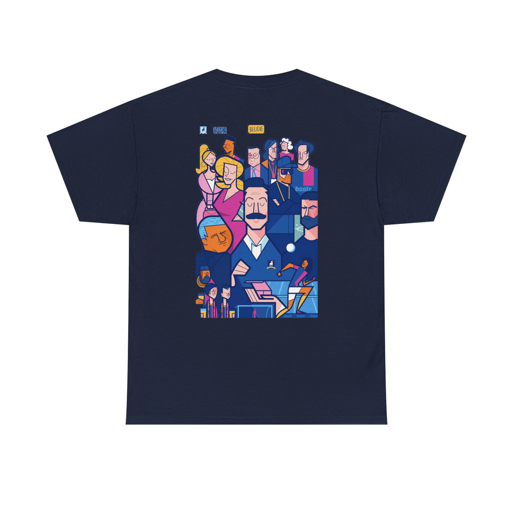 Ted Lasso Inspired Graphic Tee — Retro Team Illustration