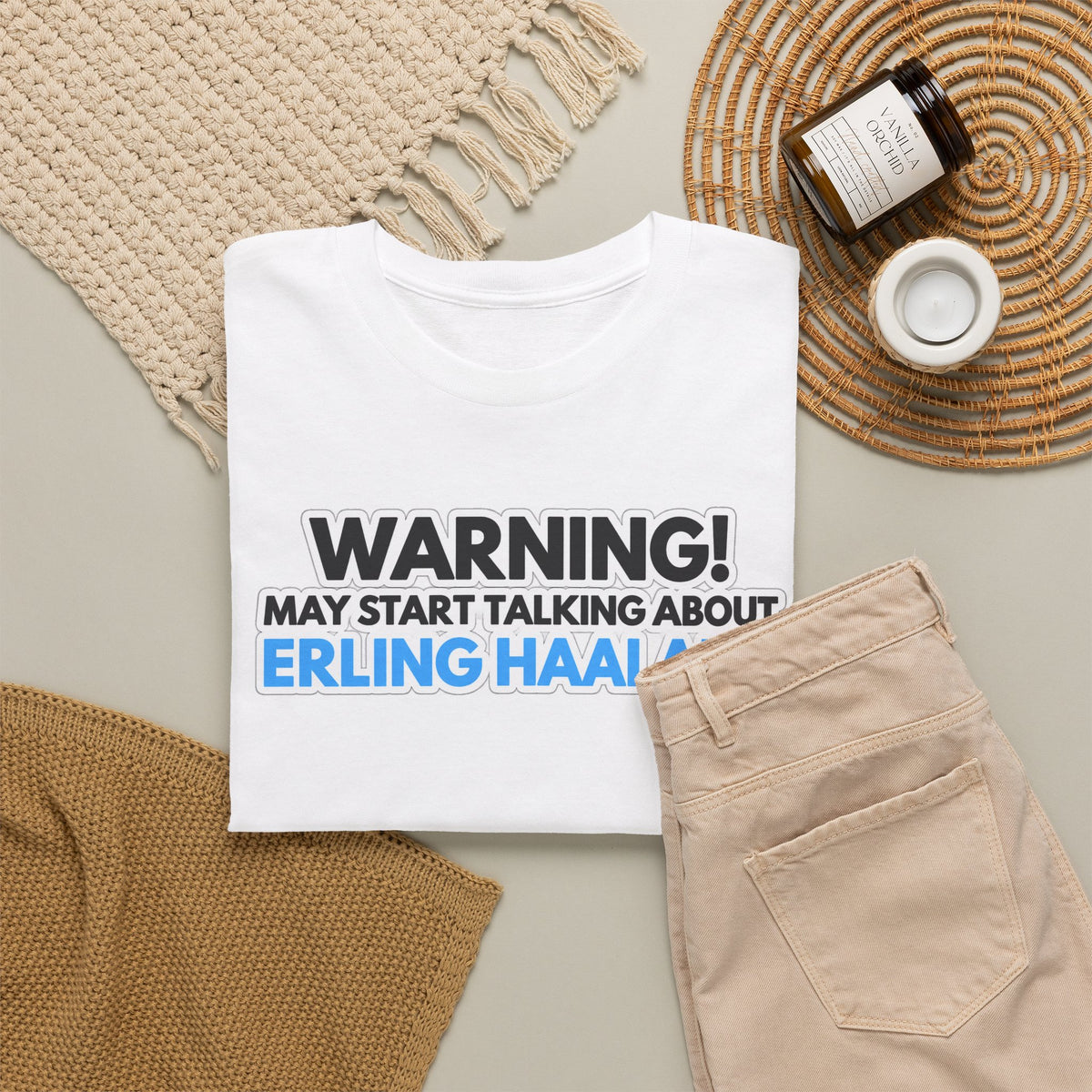 Warning! May Start Talking About Erling Haaland T-Shirt