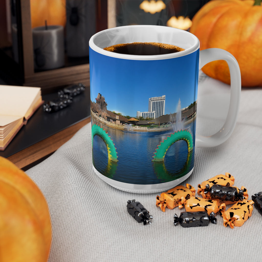 Disney Springs Dragon Ceramic Mug – Scenic Waterfront 11oz/15oz Coffee Cup