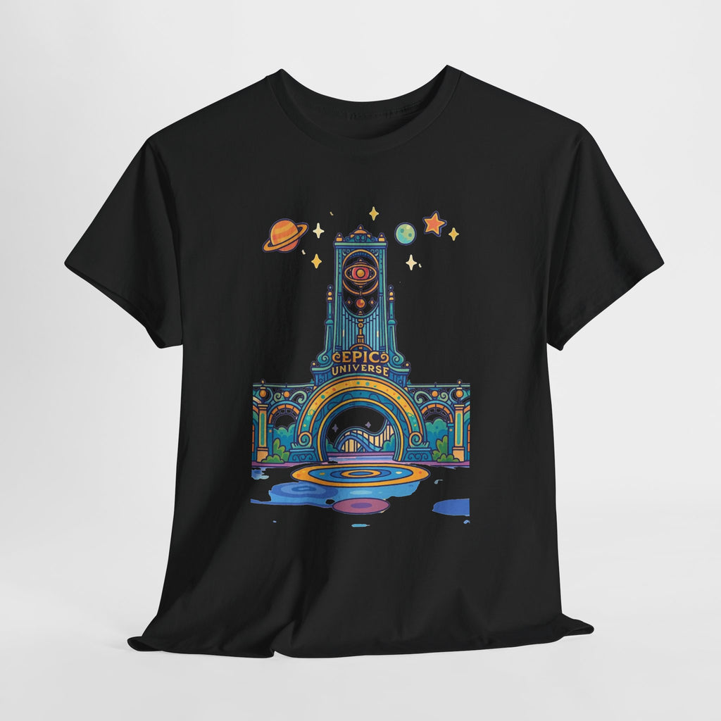 Universal Studios Family Vacation T-Shirt — Retro Space Theater Graphic Tee