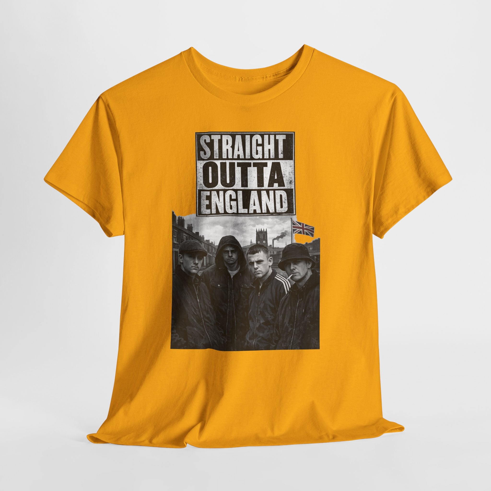 Straight Outta England T-Shirt — Retro Band Photo Tee