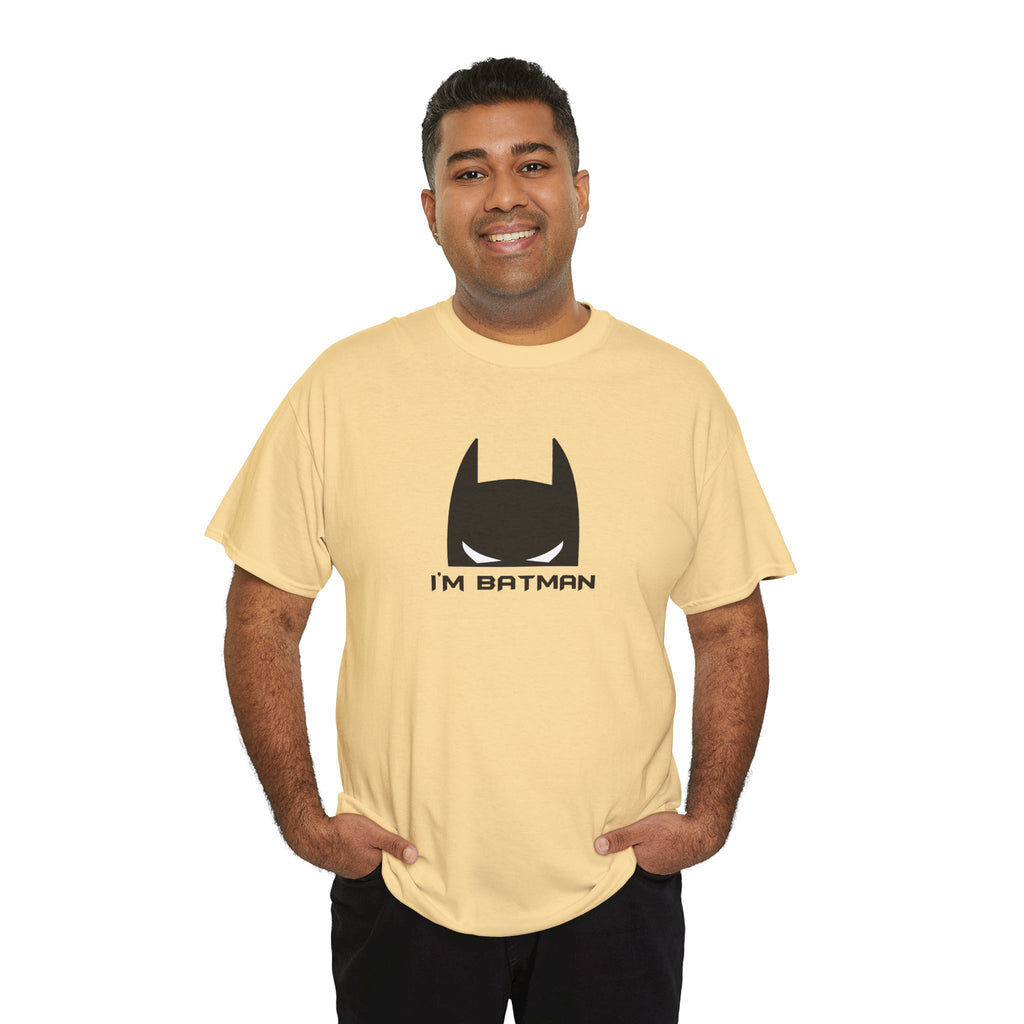 I'm Batman Graphic Tee — Funny Superhero Mask T-Shirt