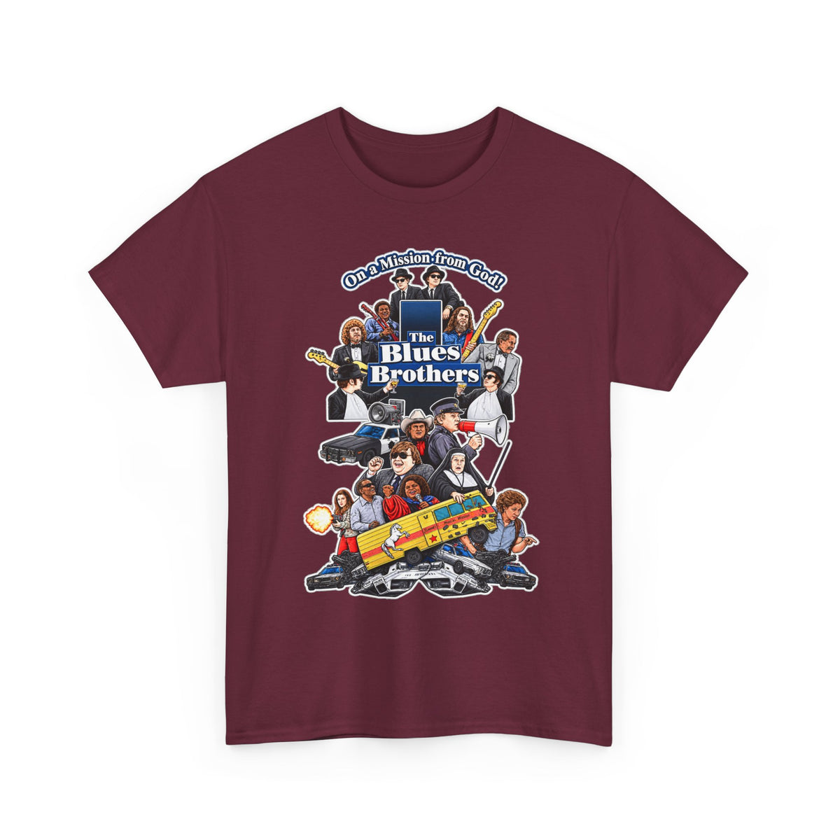 The Blues Brothers Movie Graphic Cotton T-Shirt