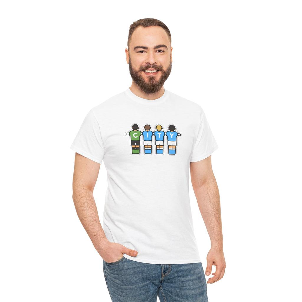 City Soccer Team Tee — Retro Foosball Players Graphic T-Shirt