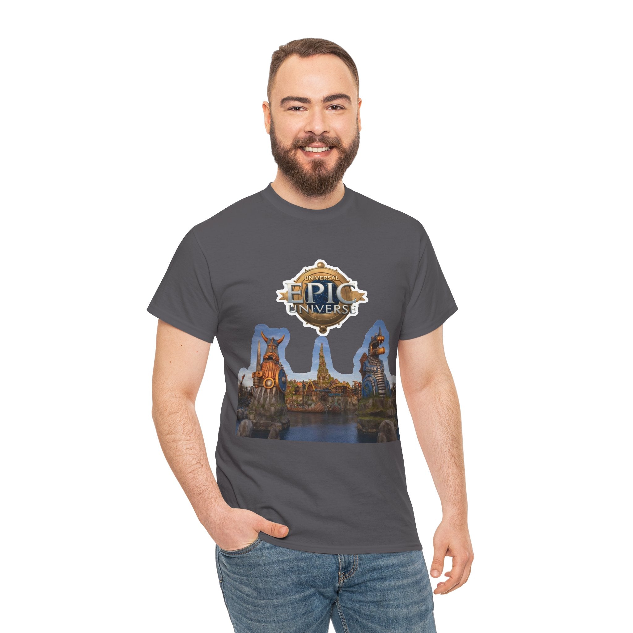 Epic Universe Theme Park T‑Shirt — Iconic Entrance Graphic Tee