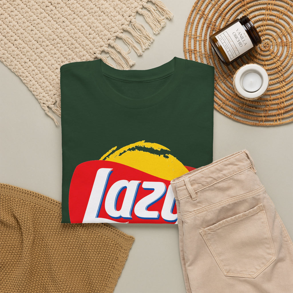 Lazy Logo T‑Shirt — Retro Snack-Inspired Graphic Tee