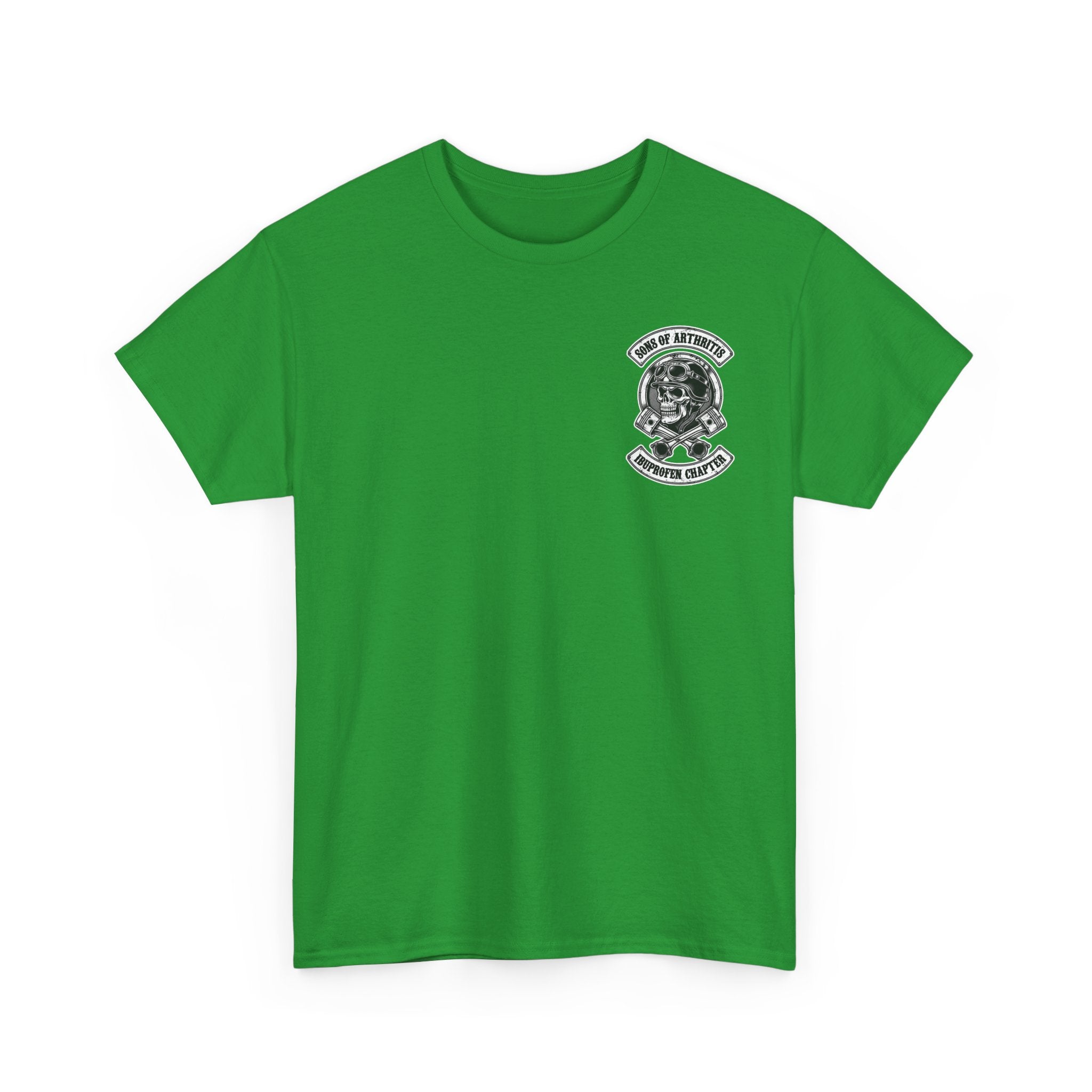 Sons of Arthritis Tee — Humorous Biker Skull "Ibuprofen Chapter" T-Shirt