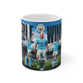 Manchester City Treble Winners Ceramic Coffee Mug — "Treble Winners" Ceramic Coffee Cup (11oz & 15oz)