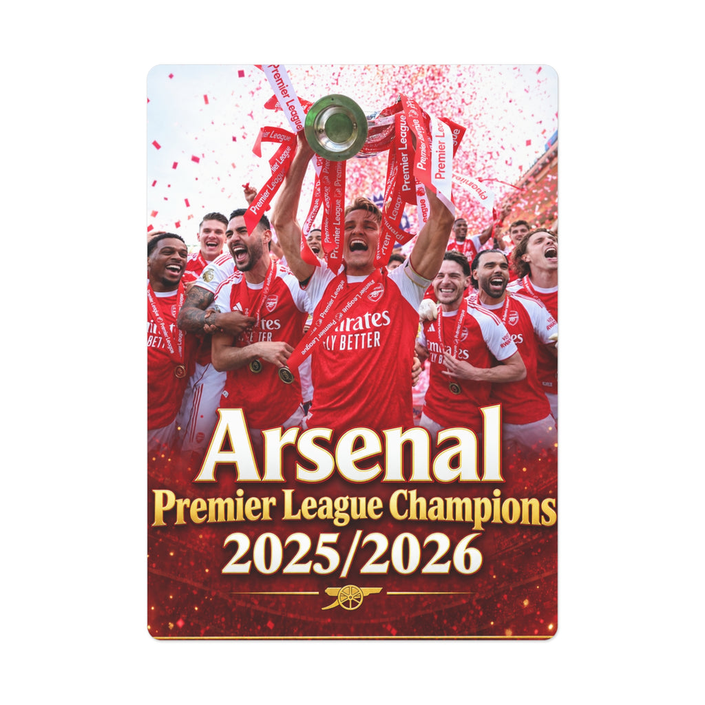 Arsenal Premier League Champions 2025/2026 Playing / Poker Cards
