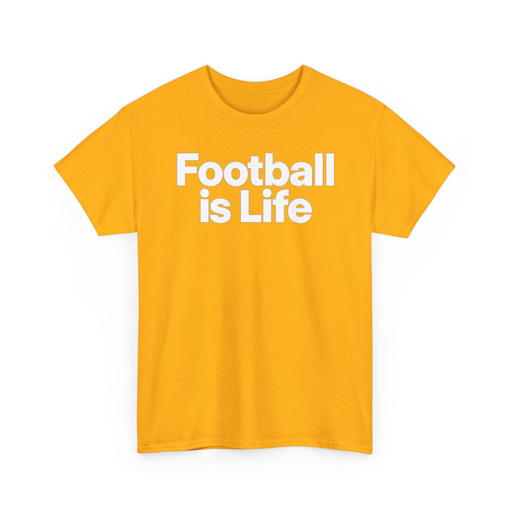Football Is Life T-Shirt — Bold Graphic Tee for Fans & Players
