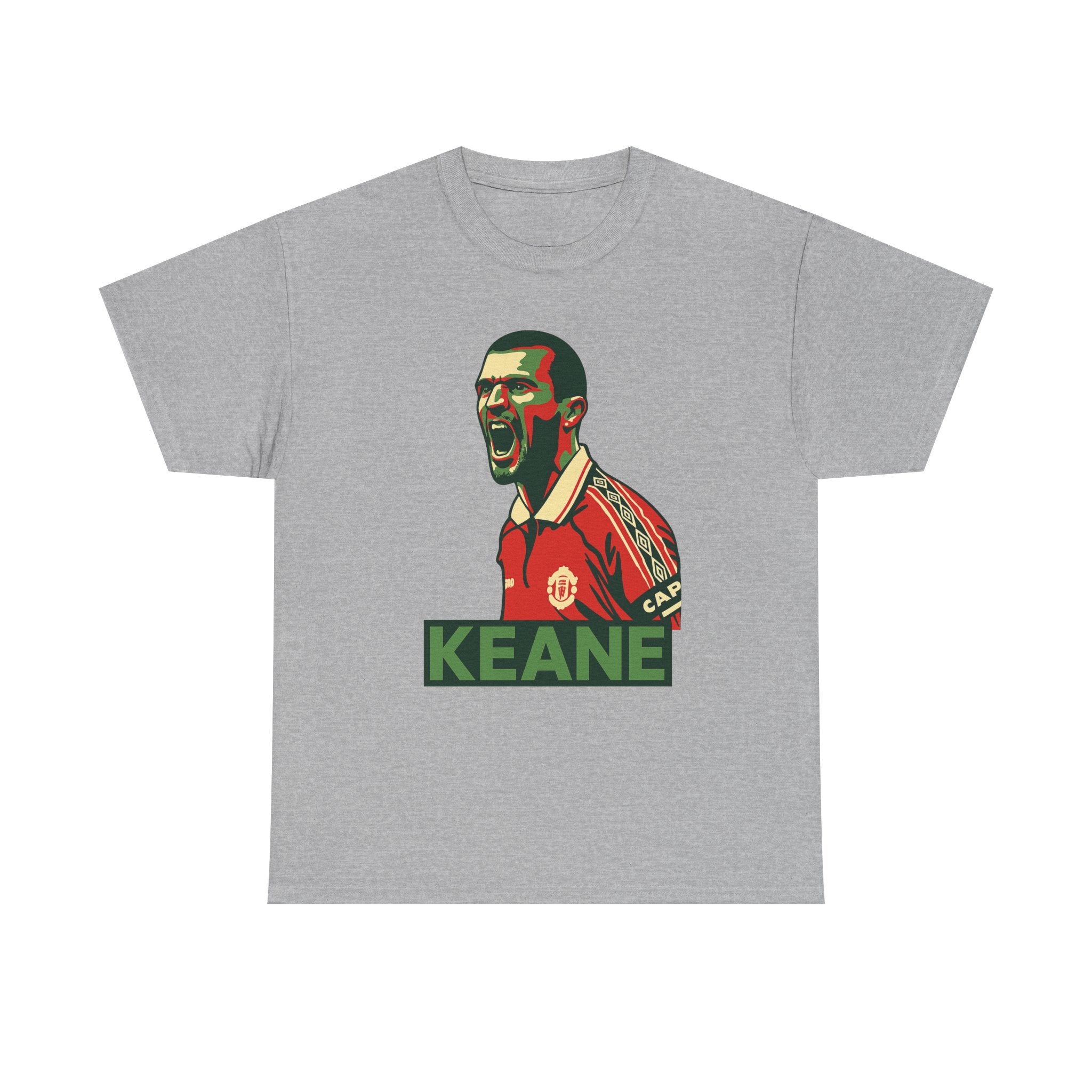 Roy Keane Retro Soccer Tee - Iconic Football Legend Graphic Shirt