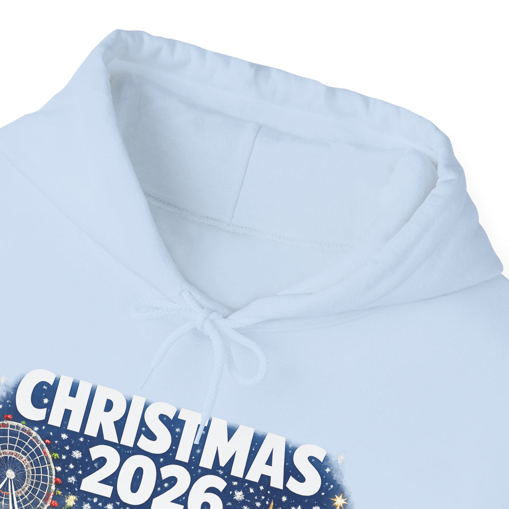 Christmas 2026 Holiday Hoodie — Festive Winter Village Sweatshirt