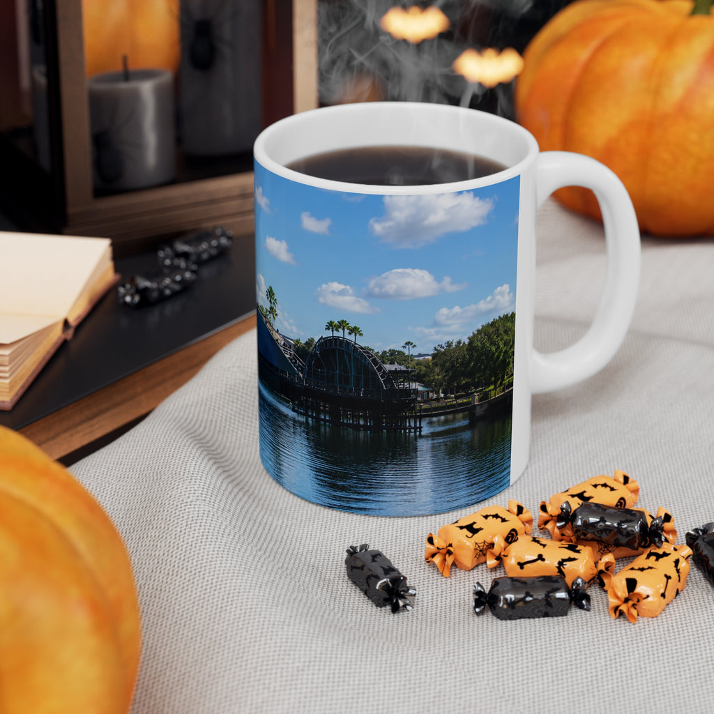Epcot Spaceship Earth Scenic Ceramic Coffee Mug — 11oz & 15oz
