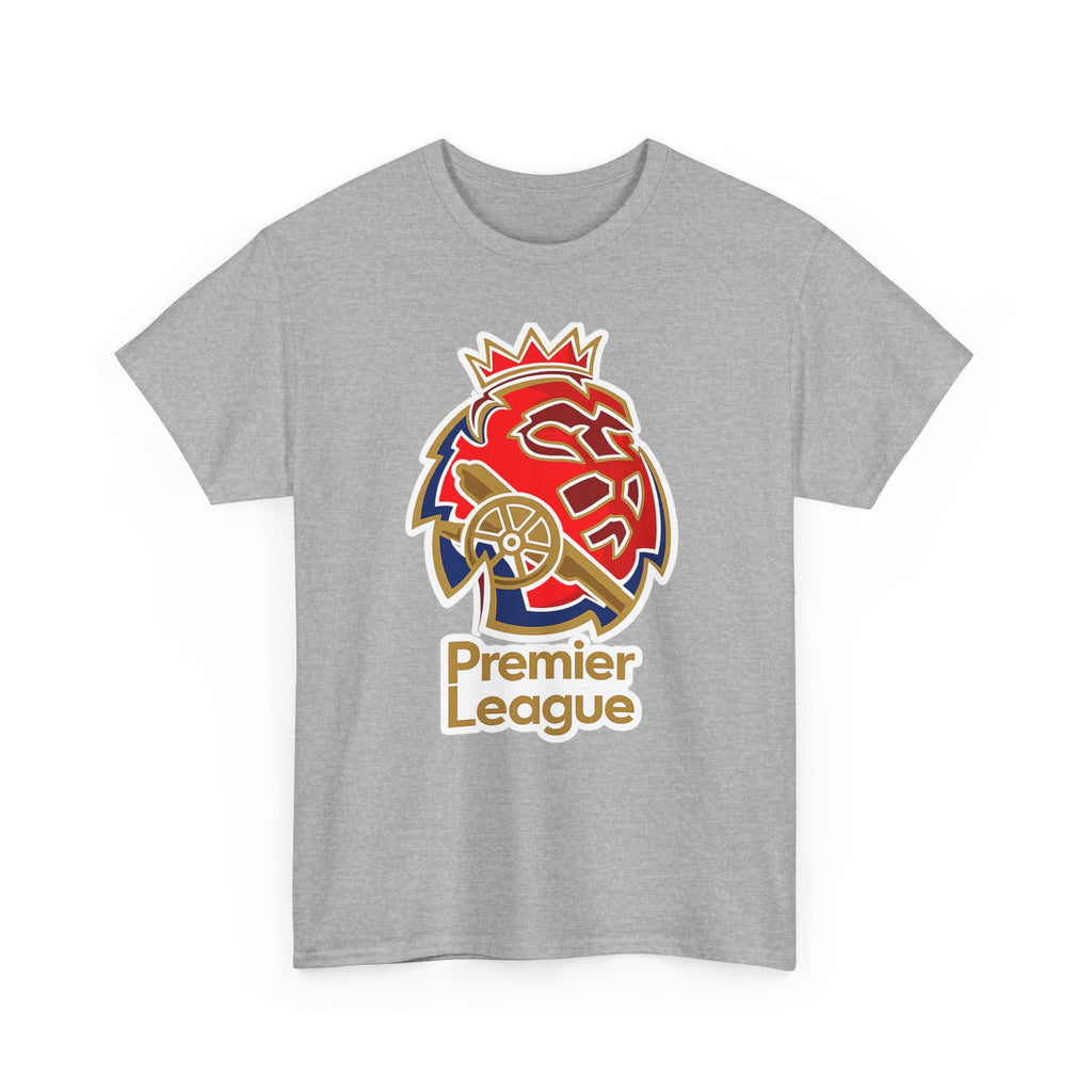 Arsenal Premier League Lion Logo T-Shirt — Soccer Fan Tee