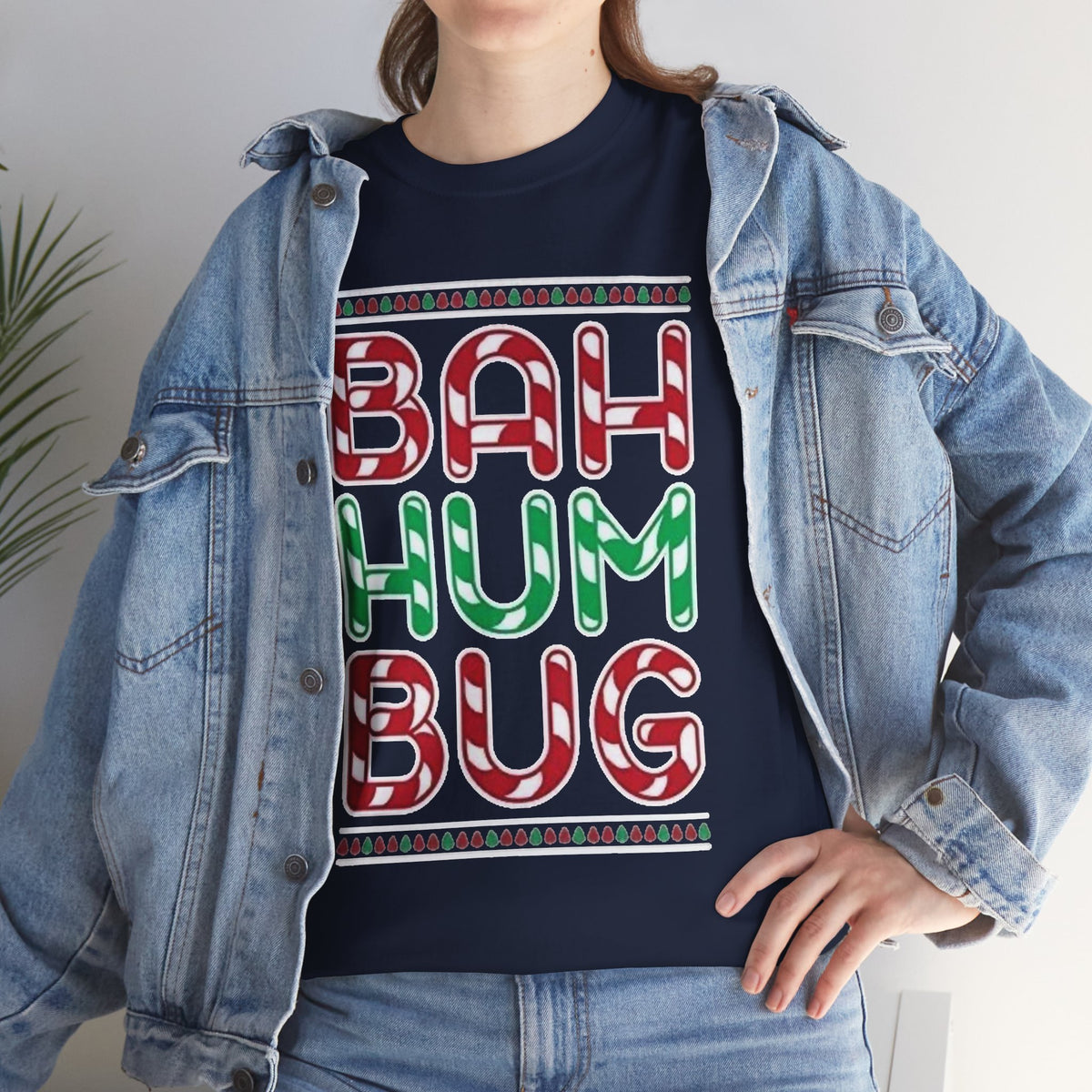 Bah Humbug Christmas Cotton T-Shirt