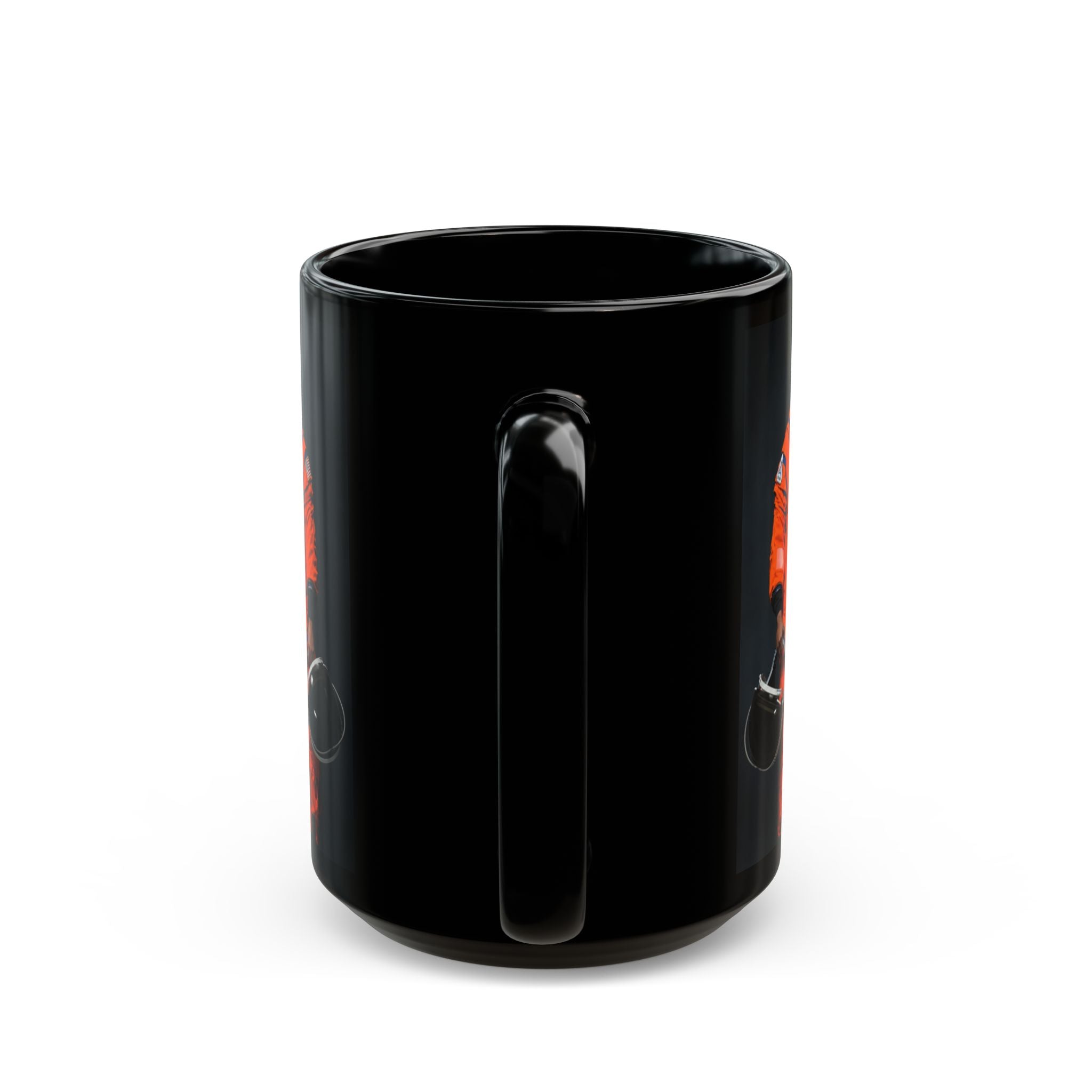 Artemis III Crew Photo Black Mug — Spaceflight Cosmonaut Portrait Coffee Cup (11oz/15oz)