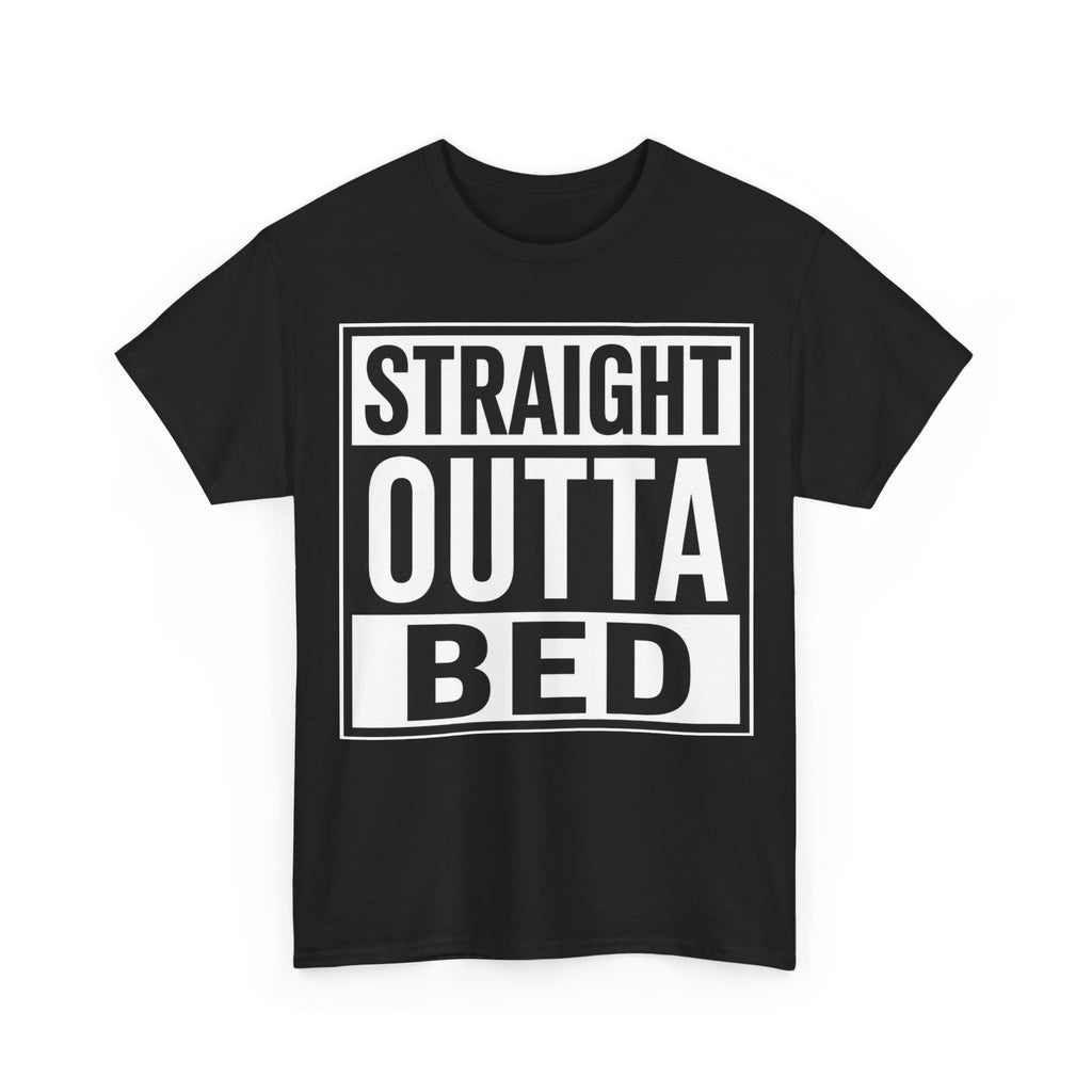 Straight Outta Bed T-Shirt — Funny Morning Graphic Tee