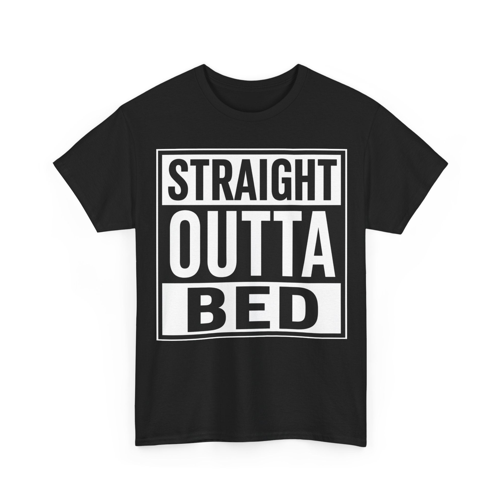 Straight Outta Bed T-Shirt — Funny Morning Graphic Tee