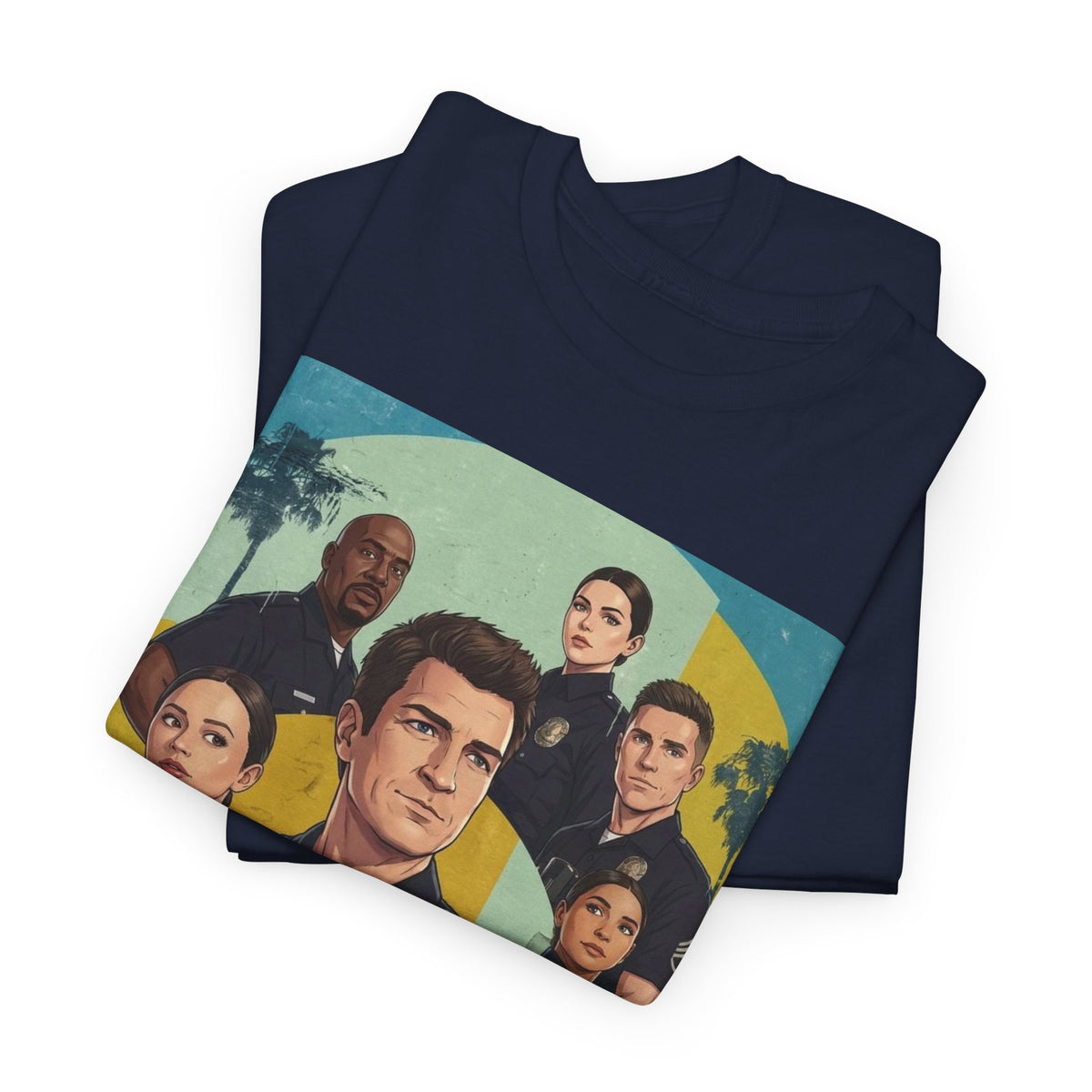 The Rookie TV Cast Graphic Tee — Vintage Poster Style Shirt
