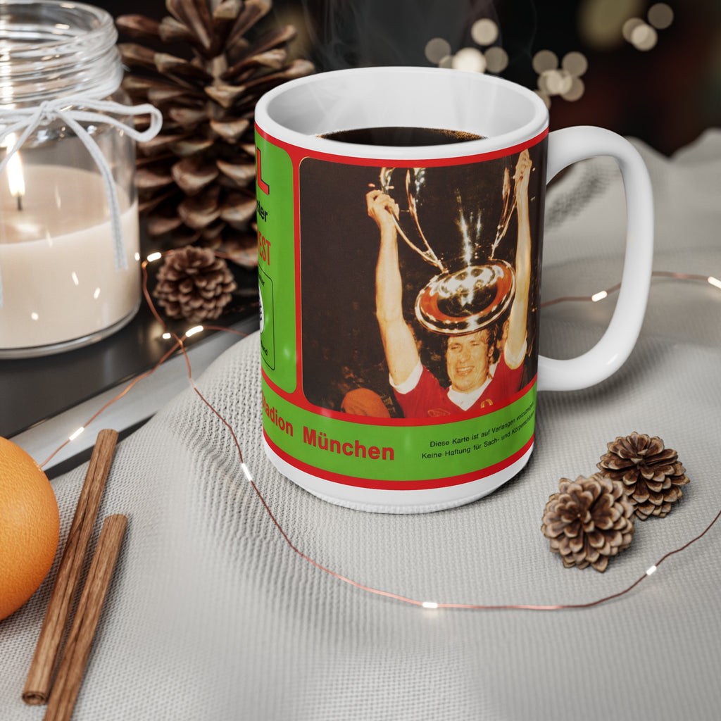 1979 European Cup Final Programme Cover Inspired Ceramic Coffee Mug (11oz & 15oz)
