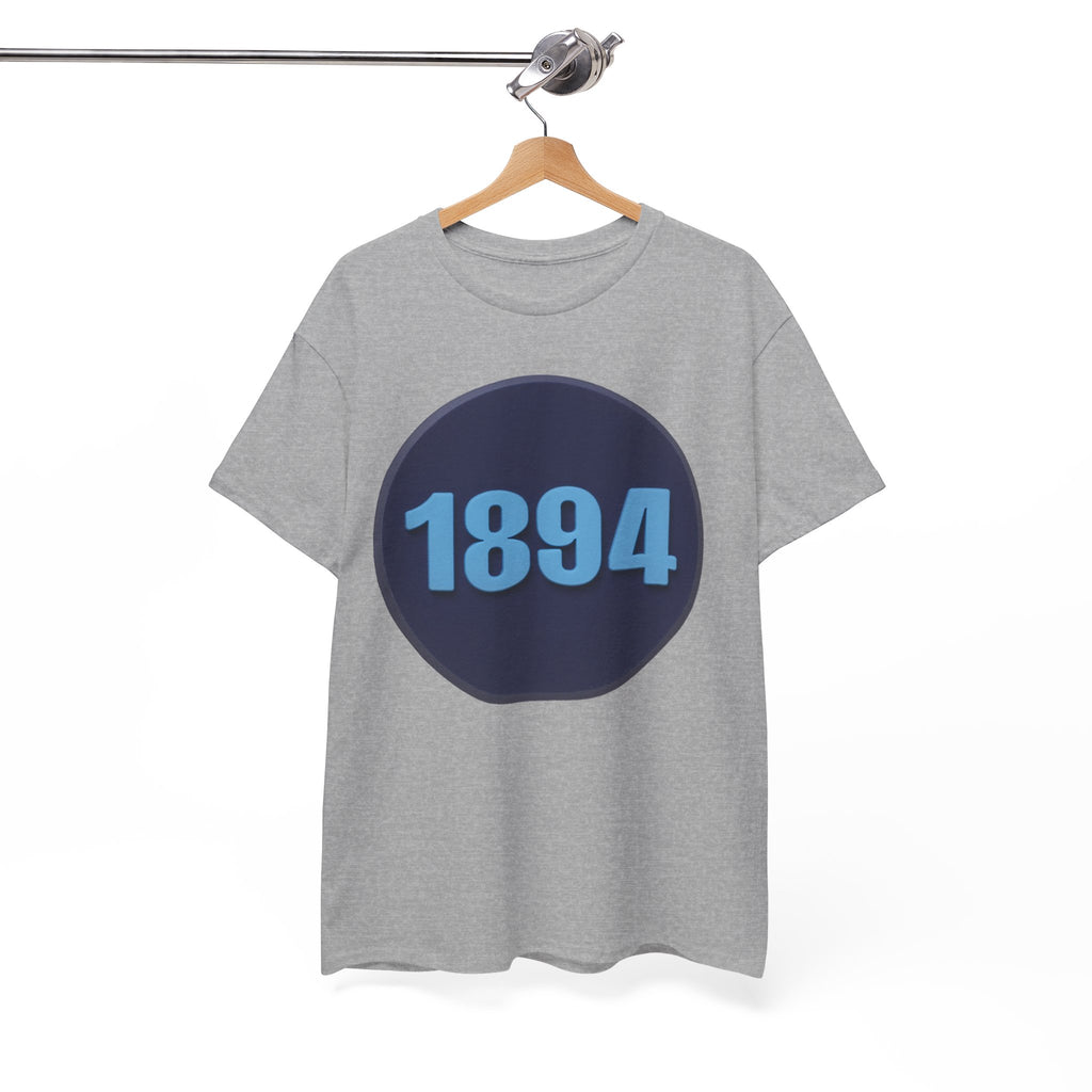 1894 Manchester City Circle Graphic Tee — Vintage Year Anniversary T-Shirt