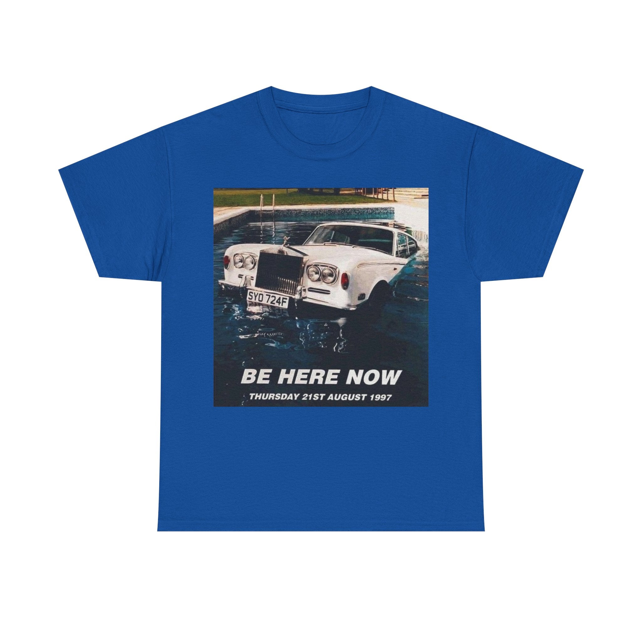Oasis Be Here Now Vintage Graphic Tee — Retro Aesthetic T‑Shirt (Thursday 21st August 1997)